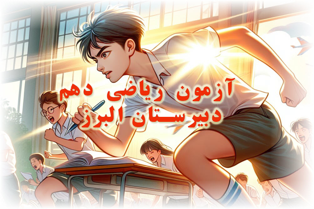 📽 آزمون ریاضی 1 آذر1403 دبیرستان البرز