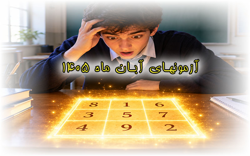 سوالات و پاسخ آزمونهای آبان ماه 1405